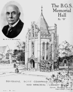 F. S. N. Bousfield, ca. 1923.